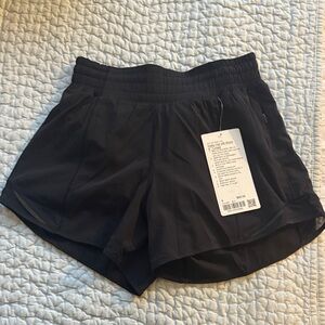 Women's Lululemon Hotty Hot Black Athletic Shorts
